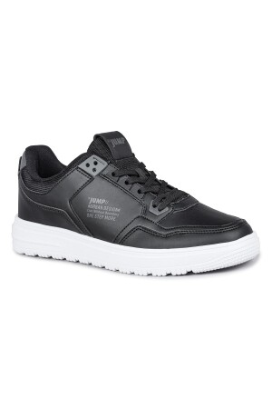 27952 Siyah - Beyaz Erkek Sneaker Günlük Spor Ayakkabı - 2