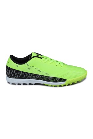 28004 Neon Yeşil - Siyah Halı Saha Krampon Futbol Ayakkabısı 