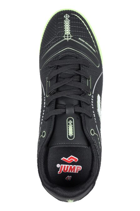 28006 Siyah - Neon Yeşil Halı Saha Krampon Futbol Ayakkabısı - 3