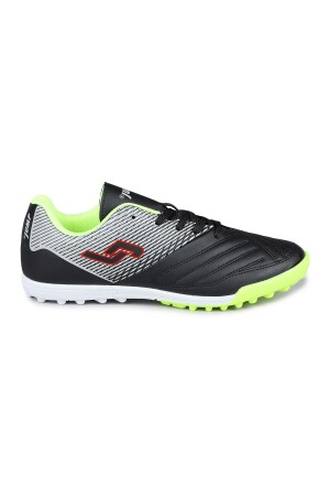 28034 Siyah - Yeşil Halı Saha Krampon Futbol Ayakkabısı - Jump