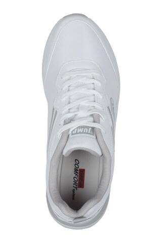 28037 Beyaz - Açık Gri Erkek Sneaker Günlük Spor Ayakkabı - 7