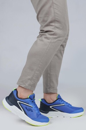 28037 Royal Mavi - Siyah Erkek Sneaker Günlük Spor Ayakkabı - 3