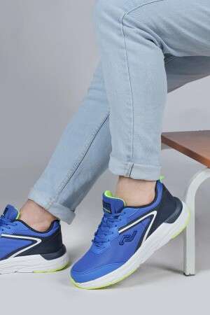 28037 Royal Mavi - Siyah Erkek Sneaker Günlük Spor Ayakkabı - 4