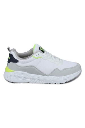 28040 Beyaz - Gri Erkek Sneaker Günlük Spor Ayakkabı 