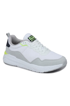 28040 Beyaz - Gri Erkek Sneaker Günlük Spor Ayakkabı - 6