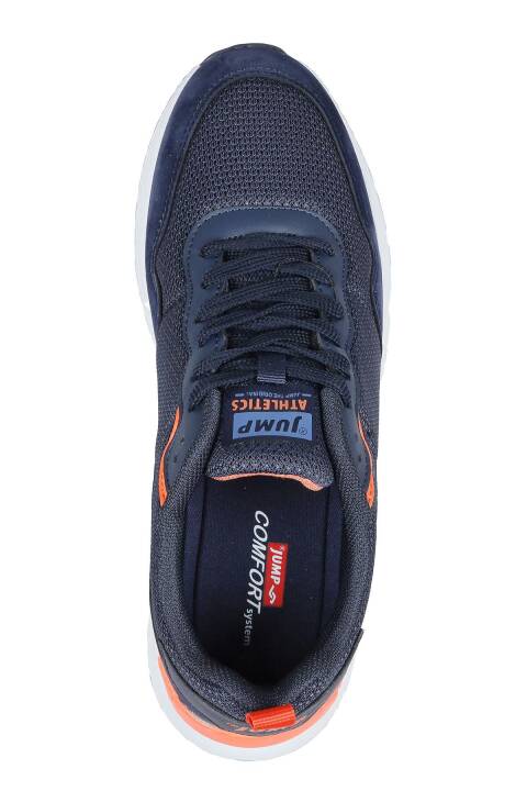 28040 Lacivert - Turuncu Erkek Sneaker Günlük Spor Ayakkabı - 6