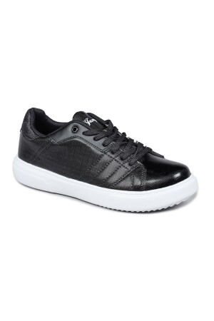 28054 Siyah - Beyaz Kadın Sneaker Günlük Spor Ayakkabı - Jump (1)