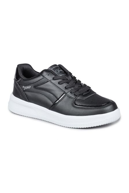 28063 Siyah - Beyaz Kadın Sneaker Günlük Spor Ayakkabı - 6