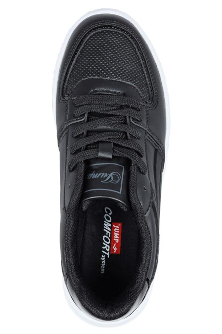 28063 Siyah - Beyaz Kadın Sneaker Günlük Spor Ayakkabı - 7