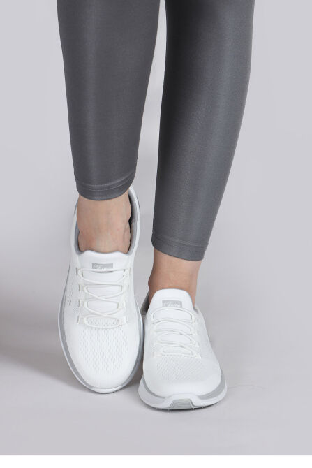 28064 Slip-On Beyaz Kadın Sneaker Günlük Spor Ayakkabı - 5