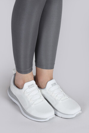 28064 Slip-On Beyaz Kadın Sneaker Günlük Spor Ayakkabı - 7