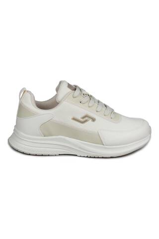 28086 Bej Kadın Sneaker Günlük Spor Ayakkabı - Jump