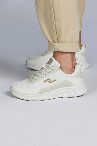 28086 Bej Kadın Sneaker Günlük Spor Ayakkabı - Jump (1)