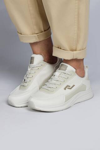 28086 Bej Kadın Sneaker Günlük Spor Ayakkabı - 4