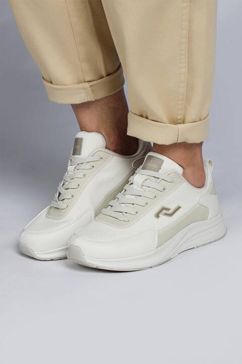 28086 Bej Kadın Sneaker Günlük Spor Ayakkabı - 4