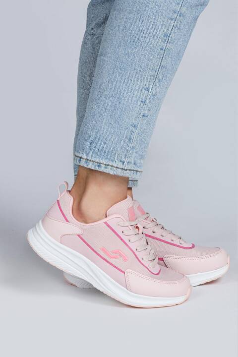 28086 Pembe Kadın Sneaker Günlük Spor Ayakkabı - 3