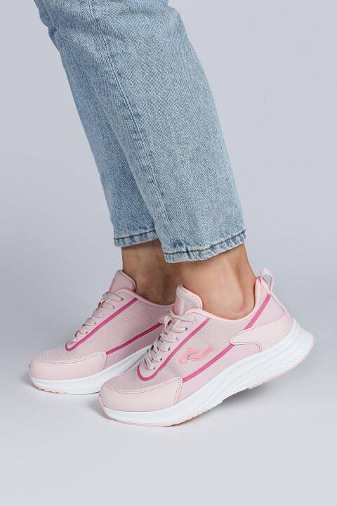 28086 Pembe Kadın Sneaker Günlük Spor Ayakkabı - 5
