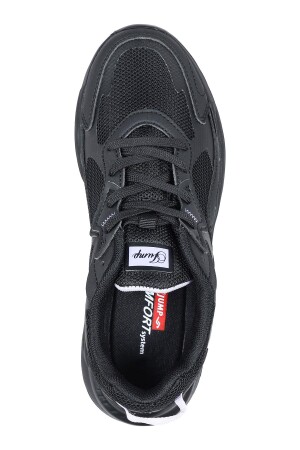 28099 Siyah - Beyaz Kadın Sneaker Günlük Spor Ayakkabı - 6