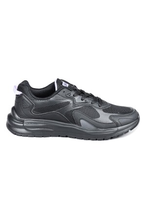 28099 Siyah - Beyaz Kadın Sneaker Günlük Spor Ayakkabı - Jump