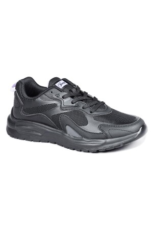 28099 Siyah - Beyaz Kadın Sneaker Günlük Spor Ayakkabı - 5
