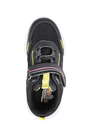 28101 Cırtlı Siyah - Fuşya Kız Çocuk Sneaker Günlük Spor Ayakkabı - 6