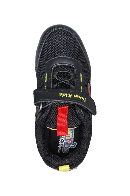 28102 Cırtlı Siyah - Beyaz Üniseks Çocuk Sneaker Günlük Spor Ayakkabı - 3