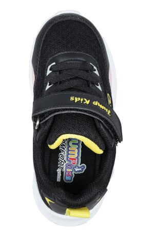 28110 Cırtlı Siyah Kız Çocuk Sneaker Günlük Spor Ayakkabı - 3