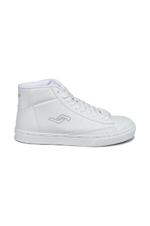 28148 Yüksek Bilekli Beyaz Kadın Sneaker Günlük Spor Ayakkabı - 1