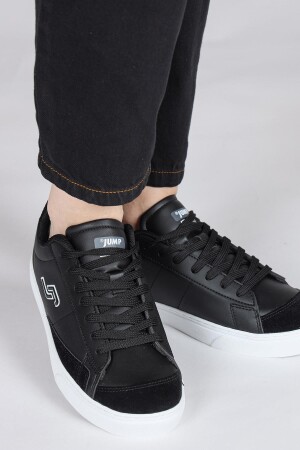 28149 Siyah - Beyaz Kadın Sneaker Günlük Spor Ayakkabı - 4