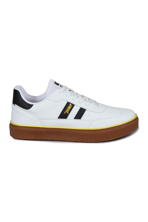 28163 Beyaz - Lacivert Erkek Sneaker Günlük Spor Ayakkabı 