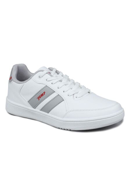 28164 Beyaz - Gri Erkek Sneaker Günlük Spor Ayakkabı - 2