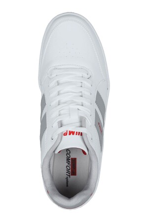 28164 Beyaz - Gri Erkek Sneaker Günlük Spor Ayakkabı - 3