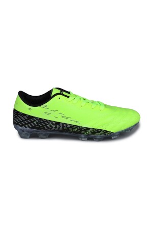 28221 Neon Yeşil - Siyah Çim Halı Saha Krampon Futbol Ayakkabısı - 1