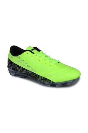 28221 Neon Yeşil - Siyah Çim Halı Saha Krampon Futbol Ayakkabısı - 2