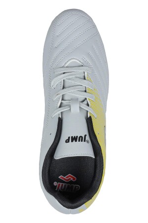 28224 Gri - Neon Sarı Çim - Halı Saha Krampon Futbol Ayakkabısı - 3