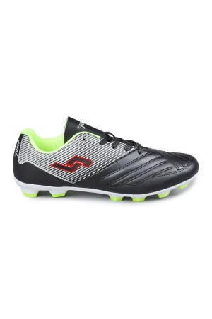 28224 Siyah - Yeşil Çim Halı Saha Krampon Futbol Ayakkabısı - Jump