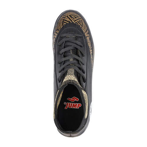 Jump 28366 Siyah - Altın Rengi Halı Saha Çoraplı Krampon Futbol Ayakkabısı. 3