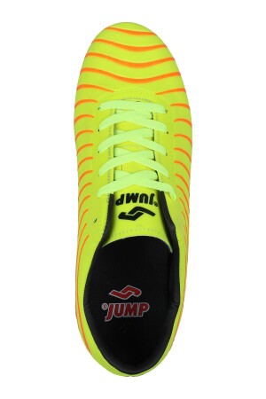 28367 Neon Sarı - Turuncu Çim Halı Saha Krampon Futbol Ayakkabısı - 3