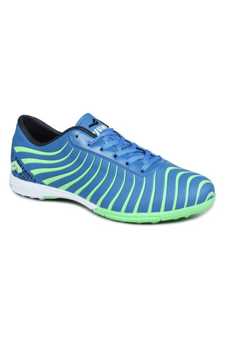28368 Saks Mavi - Yeşil Halı Saha Krampon Futbol Ayakkabısı - 2