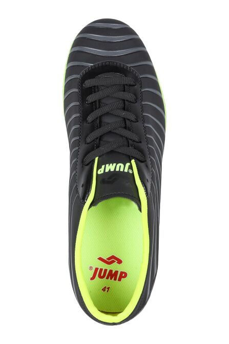 28368 Siyah - Neon Yeşil Halı Saha Krampon Futbol Ayakkabısı - 3