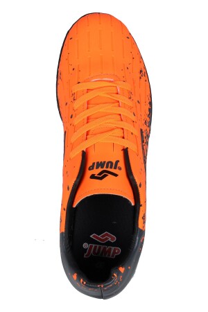 28373 Neon Turuncu Çim Halı Saha Krampon Futbol Ayakkabısı - 3