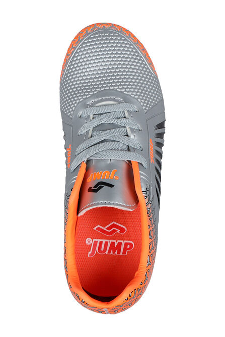 Jump 28378 Gümüş Rengi - Siyah Üniseks Çocuk Halı Saha Krampon Futbol Ayakkabısı - 3