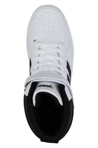 28504 Yüksek Bilekli Beyaz - Siyah Erkek Sneaker Günlük Spor Ayakkabı - 8