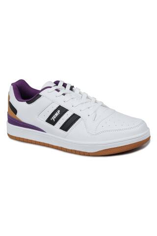 28505 Beyaz - Siyah - Mor Erkek Sneaker Günlük Spor Ayakkabı - 7