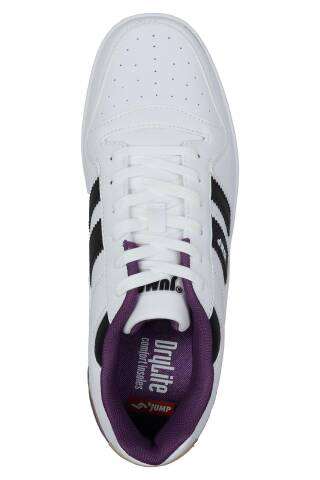 28505 Beyaz - Siyah - Mor Erkek Sneaker Günlük Spor Ayakkabı - 8