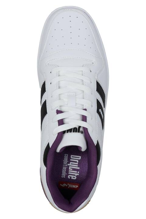 28505 Beyaz - Siyah - Mor Erkek Sneaker Günlük Spor Ayakkabı - 8
