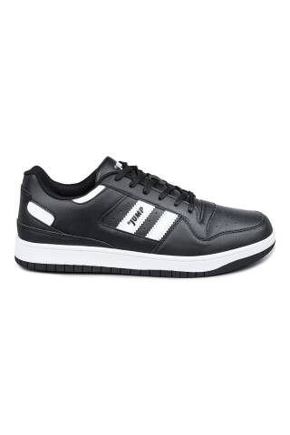28505 Siyah - Beyaz Erkek Sneaker Günlük Spor Ayakkabı - Jump