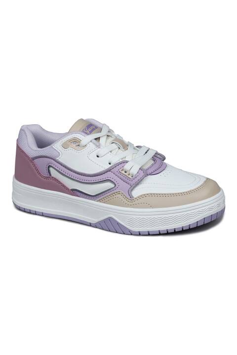 28520 Beyaz - Bej - Lika Kadın Sneaker Günlük Spor Ayakkabı - 3