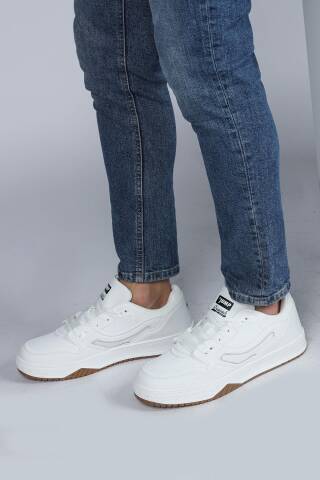 28520 Beyaz Erkek Sneaker Günlük Spor Ayakkabı - 3