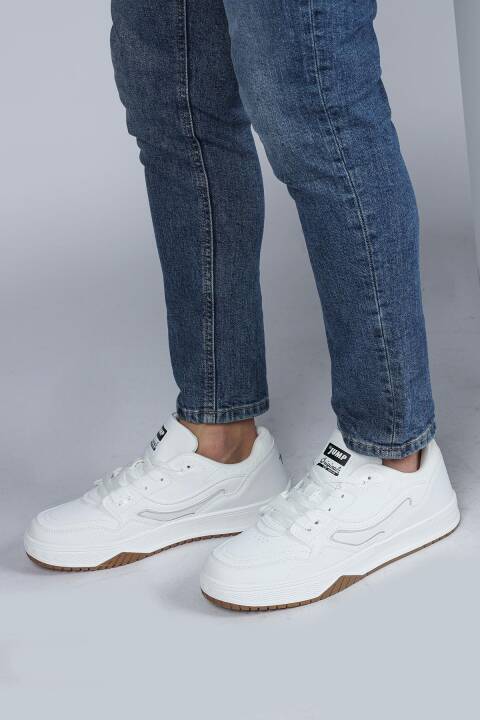 28520 Beyaz Erkek Sneaker Günlük Spor Ayakkabı - 3